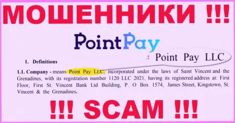 Point Pay LLC - это контора, владеющая интернет-жуликами Point Pay LLC