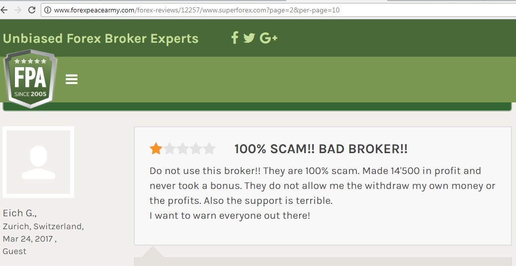hotforex review forex peace army scam