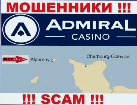 Т.к. Admiral Casino пустили свои корни на территории Алдерней, прикарманенные финансовые активы от них не вернуть