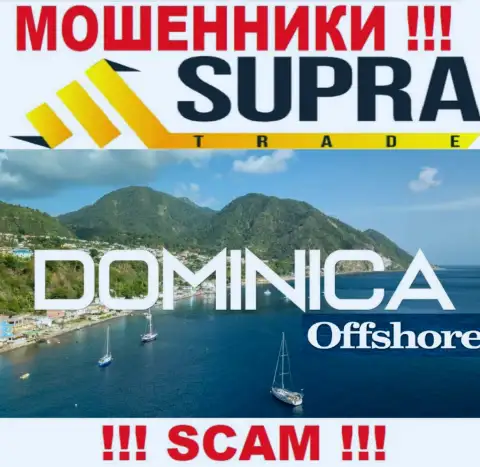 Организация СупраТрейд похищает деньги лохов, зарегистрировавшись в офшорной зоне - Dominica