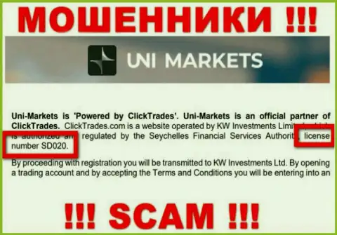 Будьте крайне осторожны, KW Investments Ltd похитят финансовые средства, хоть и опубликовали лицензию на интернет-портале
