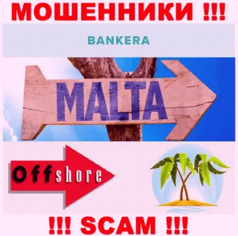 С Bankera не советуем иметь дела, адрес регистрации на территории Malta