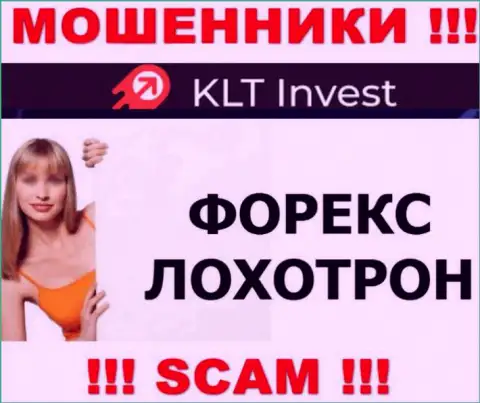 Деятельность internet мошенников KLTInvest Com: Forex - это капкан для неопытных клиентов