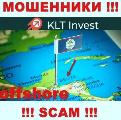 KLT Invest безнаказанно сливают, так как находятся на территории - Belize