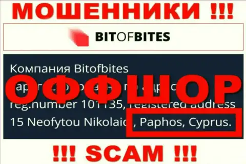 Bit Of Bites это internet-разводилы, их адрес регистрации на территории Кипр