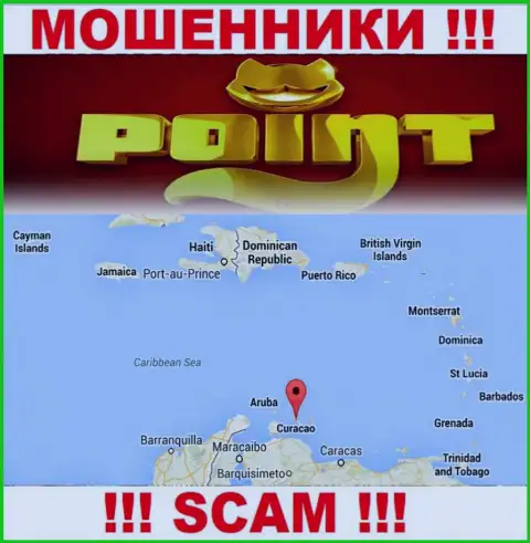Контора PointLoto зарегистрирована очень далеко от оставленных без денег ими клиентов на территории Curacao