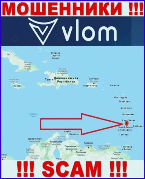 Контора Влом Ком - это internet мошенники, обосновались на территории Сент-Винсент и Гренадины, а это офшорная зона