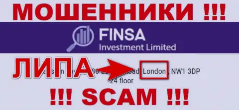 FinsaInvestmentLimited - это ВОРЫ, обманывающие людей, офшорная юрисдикция у компании липовая