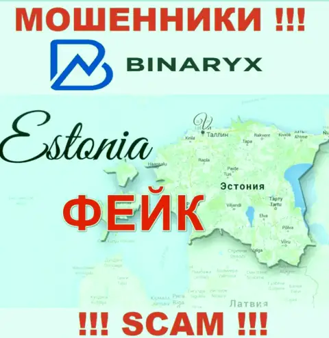 Оффшорная юрисдикция компании Binaryx у нее на веб-сервисе предложена фейковая, будьте бдительны !!!