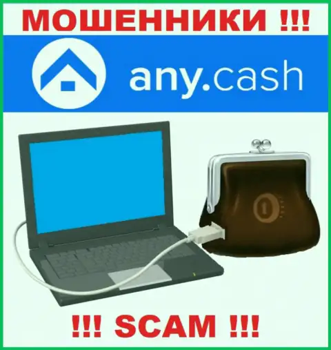 AnyCash - это ОБМАНЩИКИ, сфера деятельности которых - Цифровой online-кошелек