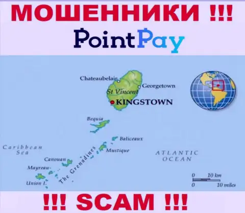 PointPay Io - это internet мошенники, их место регистрации на территории St. Vincent & the Grenadines