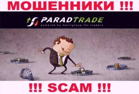 Не работайте с разводилами ParadTrade, заберут все до последнего рубля, что введете