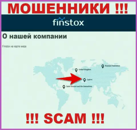 Finstox - internet разводилы, их место регистрации на территории Cyprus