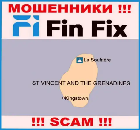Fin Fix расположились на территории Сент-Винсент и Гренадины и свободно присваивают вложенные деньги