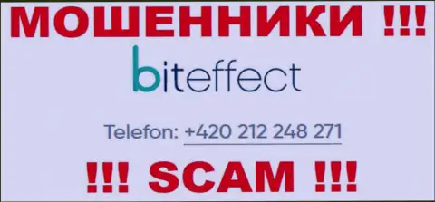 Будьте крайне осторожны, не отвечайте на вызовы internet-махинаторов Bit Effect, которые звонят с различных номеров телефона
