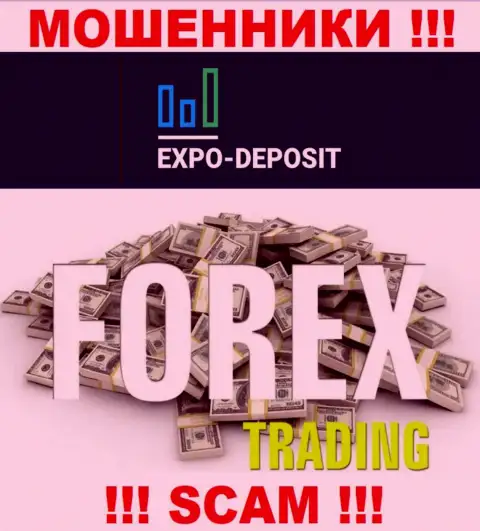 ФОРЕКС - это тип деятельности мошеннической компании Expo-Depo Com
