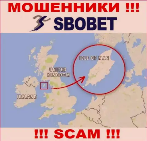 В компании SboBet абсолютно спокойно лишают средств клиентов, так как зарегистрированы в офшорной зоне на территории - Isle of Man