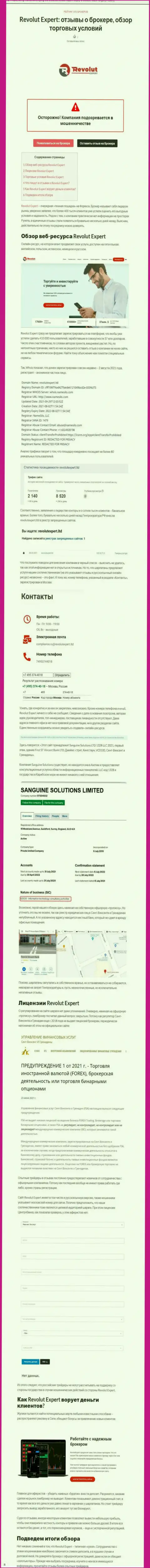 Обзор деятельности Сангин Солюшинс ЛТД, что собой представляет компания и какие отзывы ее реальных клиентов