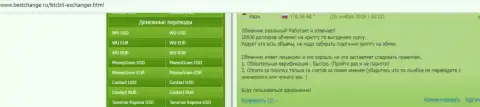 О надёжности услуг online-обменки БТКБит на веб-портале bestchange ru