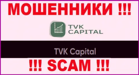 TVK Capital - это юридическое лицо мошенников ТВК Капитал