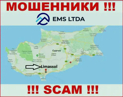 Шулера EMSLTDA расположились на территории - Лимассол, Кипр